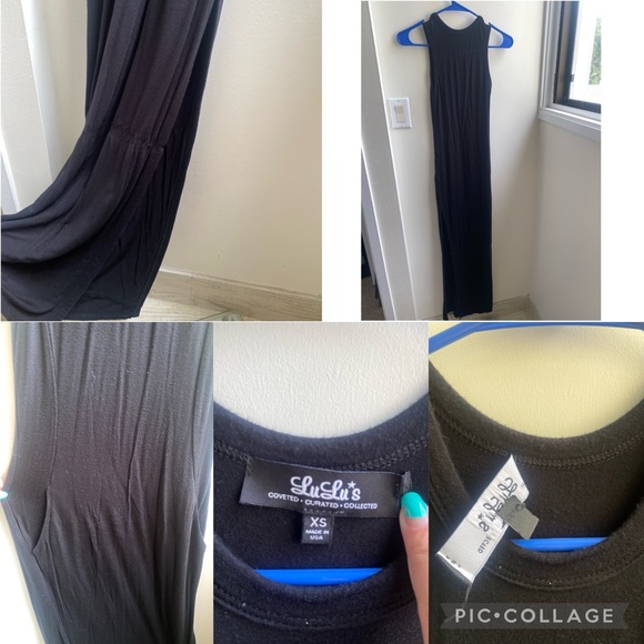Lulu’s sleeveless maxi dress with pockets size XS - Picture 3 of 4